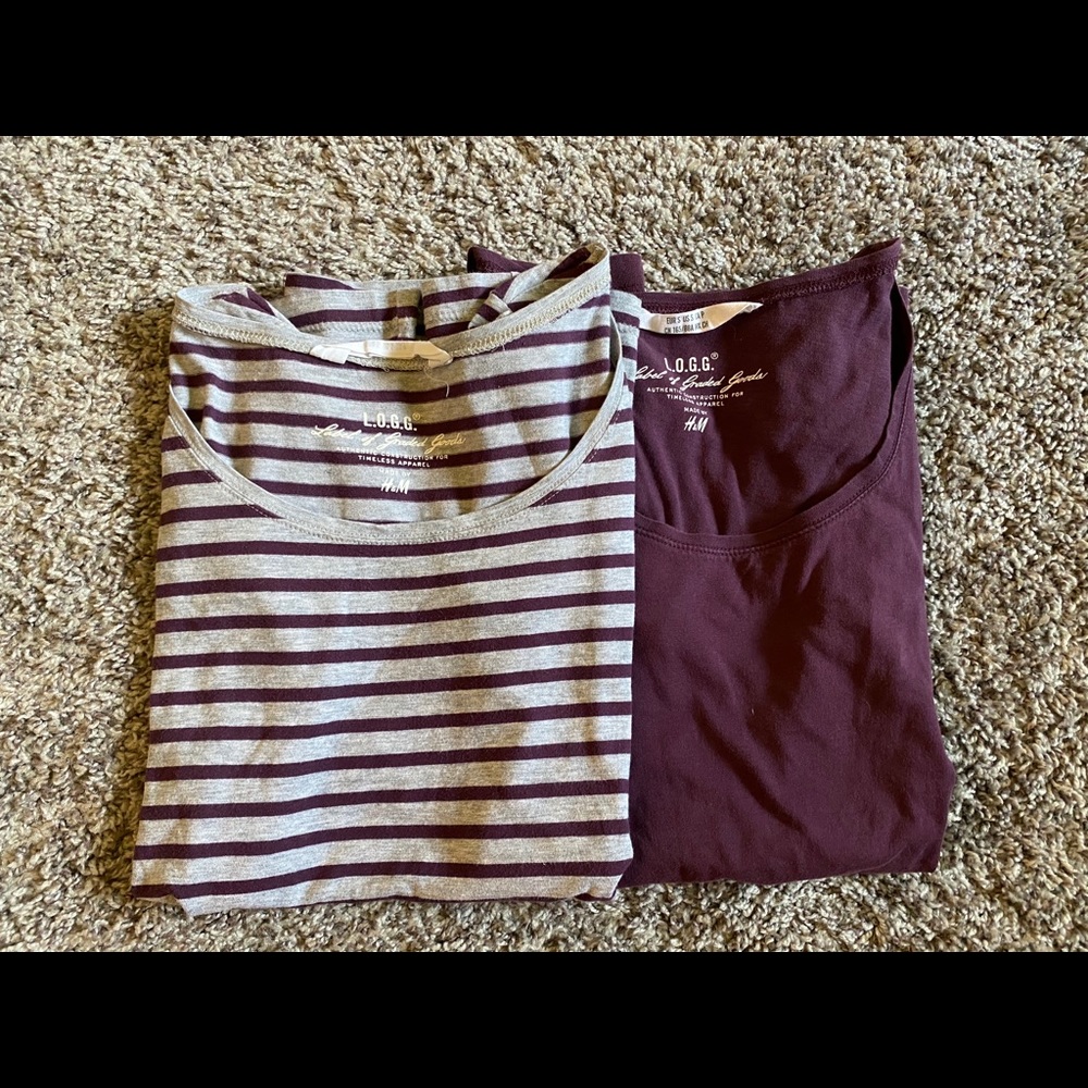 BUNDLE 2 H&M shirts